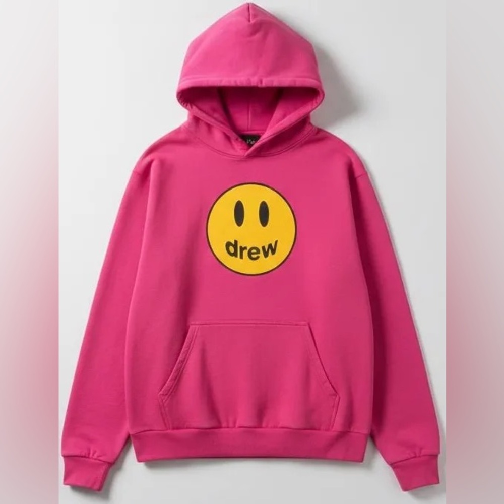Drew House by Justin Bieber Pink Hoodie Size Medium